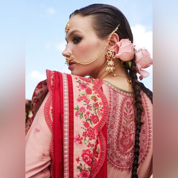 HUSSAIN REHAR PAKISTANI AUTHENTIC DESIGNER DRESS READY TO WEAR 2024 PRET 3 PIECE - Picture 5 of 16